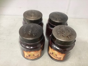 Lot of (4) Mulberry Candles, Appears new