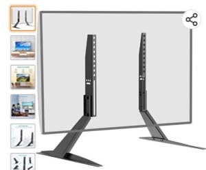 Wali, Universal TV Stand, Table Top, 23-42", Like New, Retail - $18.99