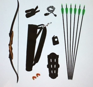 Samick Sage, Takedown Recurve Bow and Arrow Set, 62", Like New, Retail - $229.99