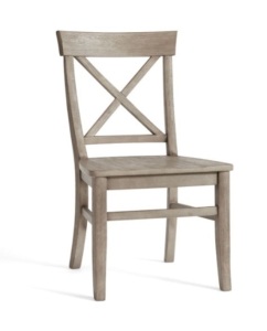 Pottery Barn, Aaron Dining Side Chair, Gray Wash, Like New, Retail - $349