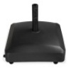 Fillable Mobile Umbrella Base Stand w/ 4 Wheels, 2 Locks, 137lb Capacity, Appears New,&nbsp;Retail $84.99