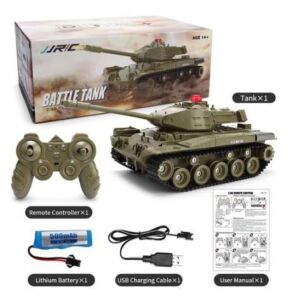 JJRC Q85 RC Tank Model, 2.4GHz Remote Control Programmable Crawler Tank, Sound Effects Military Tank 1/30 RC Car Toy