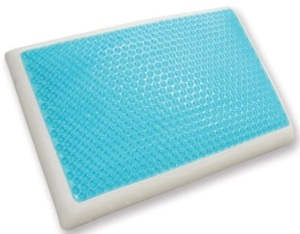 Sealy Essentials, Memory Foam Gel Cooling Pillow, White, Like New, Retail - $40.57