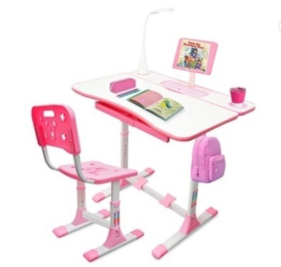 Gorilla Gadgets Kids Desk and Chair Set for Ages 4-12, Appears New, $119.00