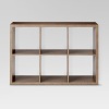 Threshold 6 Cube Organizer Shelf 13" in Gray Finish. Appears New