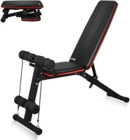 Adjustable Weight Bench - Utility Weight Bench for Full Body Workout- Foldable Flat/Incline/Decline Perfect for Bench Press, Sit-ups, Leg Lifts. New