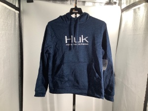 HUK Fin Hoodie, Medium, Appears New