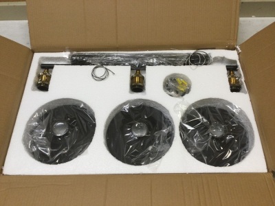 3-Light Island Light Fixture. NEW