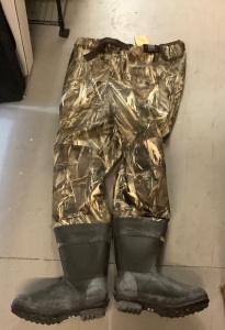 Dry Plus Breathable Waist Hi Hunting Waders, 10, Dirty, Ecommerce Return