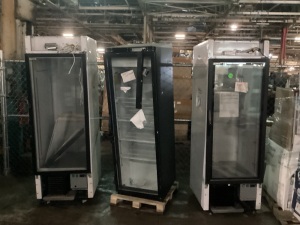 Lot of (3) Commercial Refrigerators 