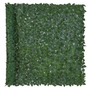 Outdoor Faux Ivy Privacy Screen Fence, 96x72in