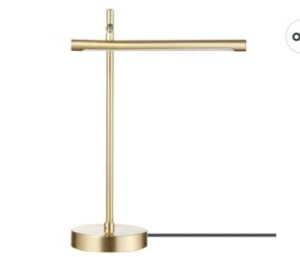 West Elm, Light Rod, LED Light Table Lamp, With Wireless Charging, Like New, Retail - $249