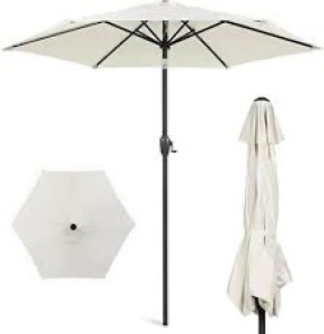 Outdoor Steel Market Patio Umbrella Decoration