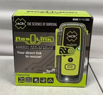 ACR Electronics ResQLink Buoyant Locator Beacon, Untested, E-Comm Return, Retail 339.95