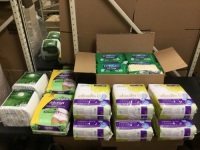 Large Lot of Overnight Pads, Adult Briefs and Bed Protectors - Appear New&nbsp;