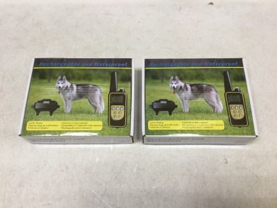 Lot of (2) New Dog Training Collars