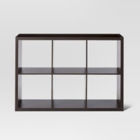 Threshold 6 Cube Organizer Shelf 13" in Avington Finish. Appears New