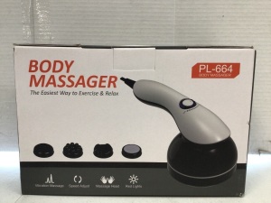 Multifunctional Body Massager, 3 accessory tools , Appears New, Powers Up