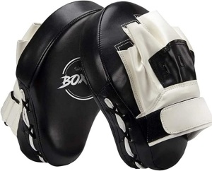 Boxing Mits, Black/White, Like New, Retail - $17.84