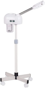 AceFox Professional Ozone Facial Steamer with Hot Mist Function, Height Adjustable & 360° Rotatable Nozzle