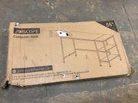Joiscope 55" Computer Desk, Vintage Oak - Unknown Condition&nbsp;