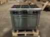 Heavy Duty Gas Range with 6 Burners 