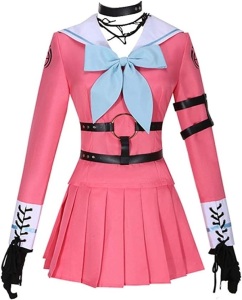 Cos-Love Anime MIU Iruma Pink Dress Cosplay Costume 