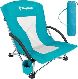 King Camp, Low Beach Chair, Like New, Retail - $64.99