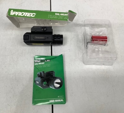 iProtec Rail Mount Light/Laser, Powers Up, E-Comm Return