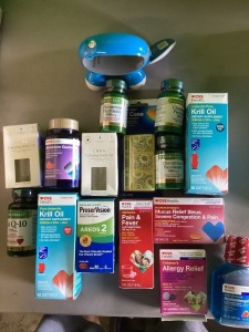 Miscellaneous Health/Personal care items, LOT of 17