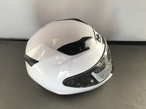 HJC, CL-17, Full Face Motorcycle Helmet, White, Small, Like New, Retail - $150