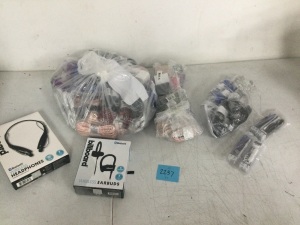 Box of Misc. Phone Chargers/Accessories