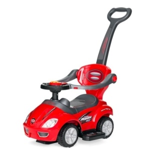 3-in-1 Kids Push Car w/ Handle and Horn, Appears New, Retail $69.99