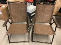 Lot of (2) Folding Lawn Chairs, Appears New