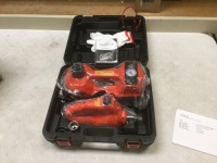 12V 3-Ton Electric Hydraulic Jack and Wrench Set. Appears New