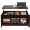 Multifunctional Lift Top Coffee Table w/ Hidden Storage, 3 Cubbies, Appears New, $129.99