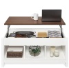 Multifunctional Lift Top Coffee Table w/ Hidden Storage, 3 Cubbies, Appears New, Retail $129.99