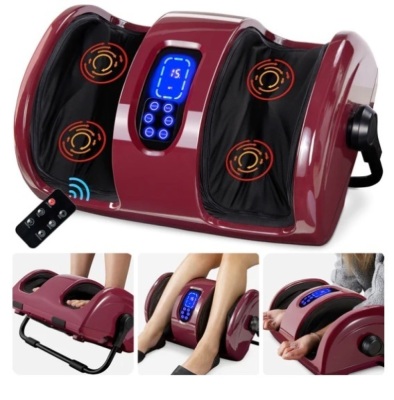 Reflexology Shiatsu Foot Massager w/ High-Intensity Rollers, Remote Control, Appears New