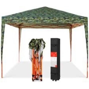 Outdoor Portable Pop Up Canopy Tent w/ Carrying Case, 10x10ft