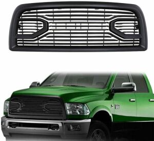 Front Upper Bumper Grille, Fit for 2013-2018 Dodge RAM 2500/3500, Black