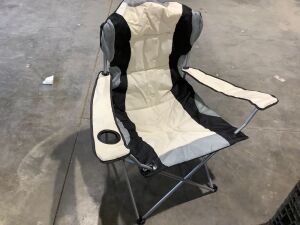 Lot of (3) Padded Outdoor Chairs