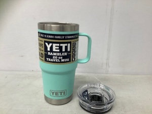 Yeti Rambler Travel Mug, Appears new, Missing Lid Slider