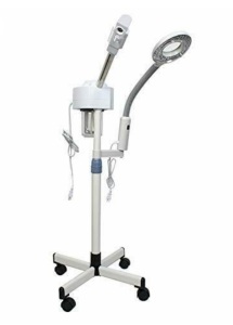 Topbarber Facial Steamer w/ Magnifying Lamp, Powers Up, E-Comm Return, May Vary From Stock Photo