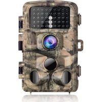 Campark Trail Camera-Waterproof 16MP 1080P&nbsp;3 Infrared Sensors for Wildlife Monitoring with 120&deg;Detecting Range Motion Activated Night Vision 2.4&rdquo; LCD 42pcs - Appears New, Powers On Not Tested Further&nbsp;