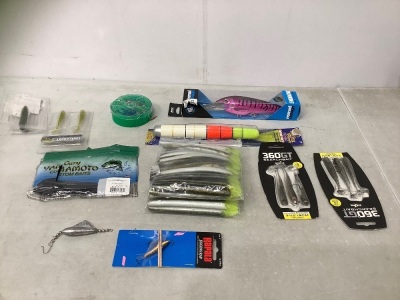 Lot of (11) Fishing Accessories, E-Comm Return