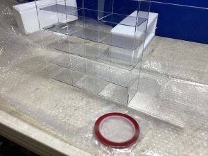 Set of Plastic Display Cases 