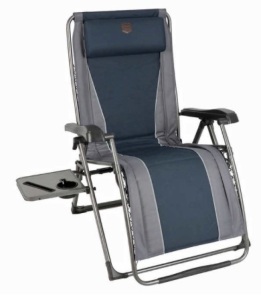 Timber Ridge Zero Gravity Lounger, Dark Blue