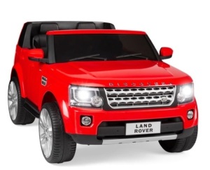 12V 2-Seater Licensed Land Rover Ride-On w/ Parent Remote Control, Red