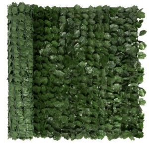 Outdoor Faux Ivy Privacy Screen Fence, Appears New