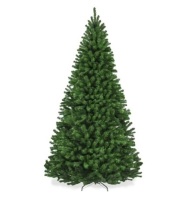 9 Ft.&nbsp;Premium Artificial Spruce Christmas Tree w/ Foldable Metal Base, Appears New, Retail $169.99